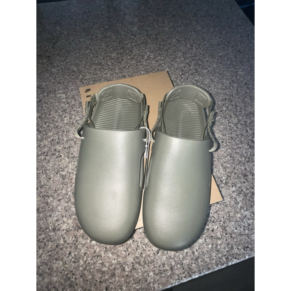 Nike‎ Calm Men's Mules Removable/Adjustable Strap Olive Size 12